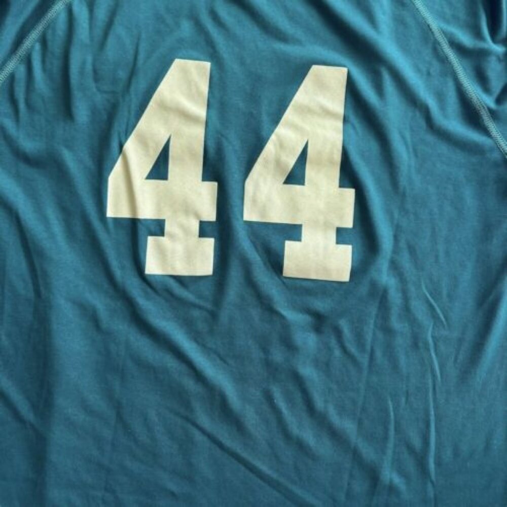 Adidas Notre Dame T-Shirt Mens Medium Green Climalite Performance Raglan 44 - Picture 4 of 4